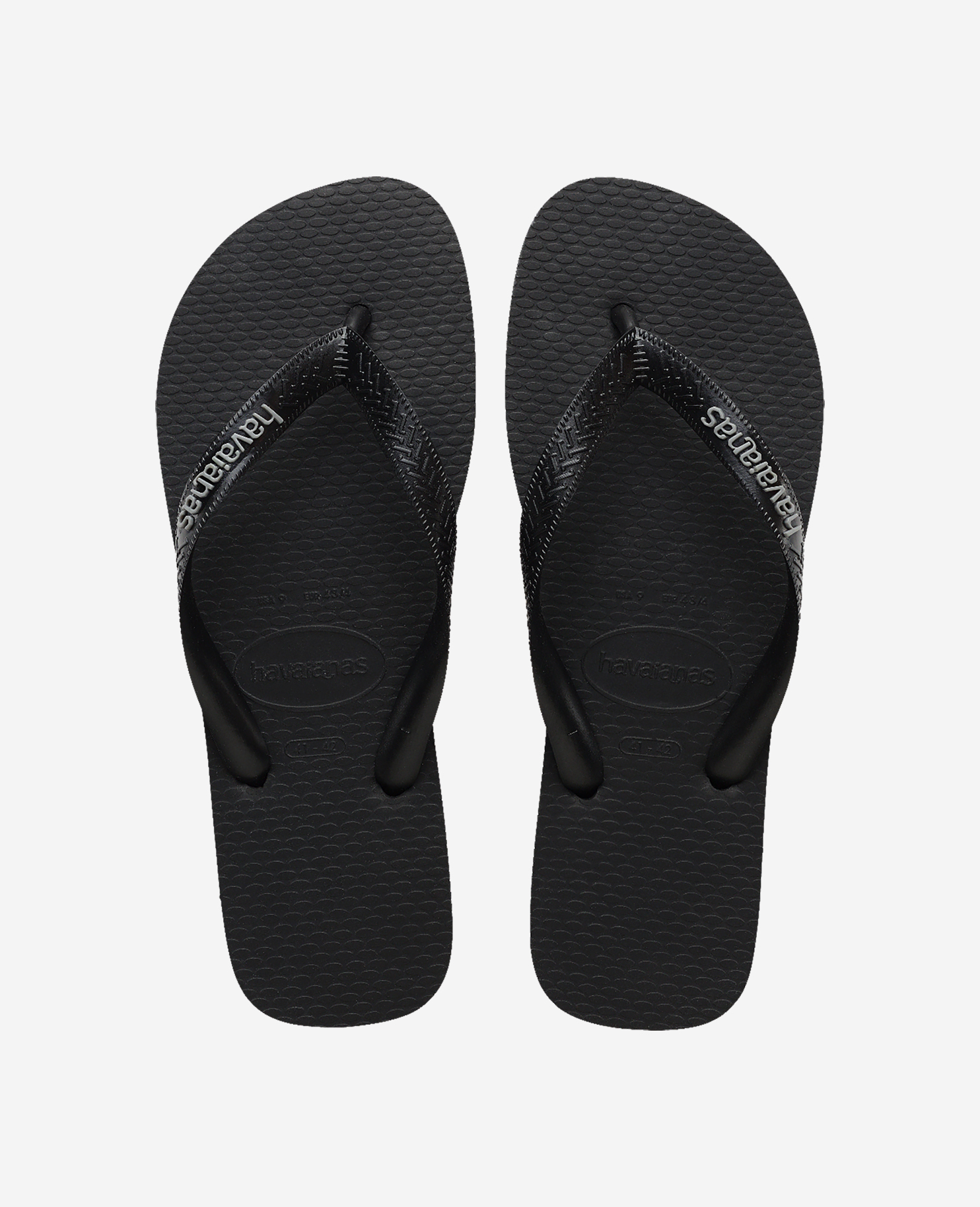 Havaianas Uomo Marrone/Bianco Infradito Top Rubber Logo Filete