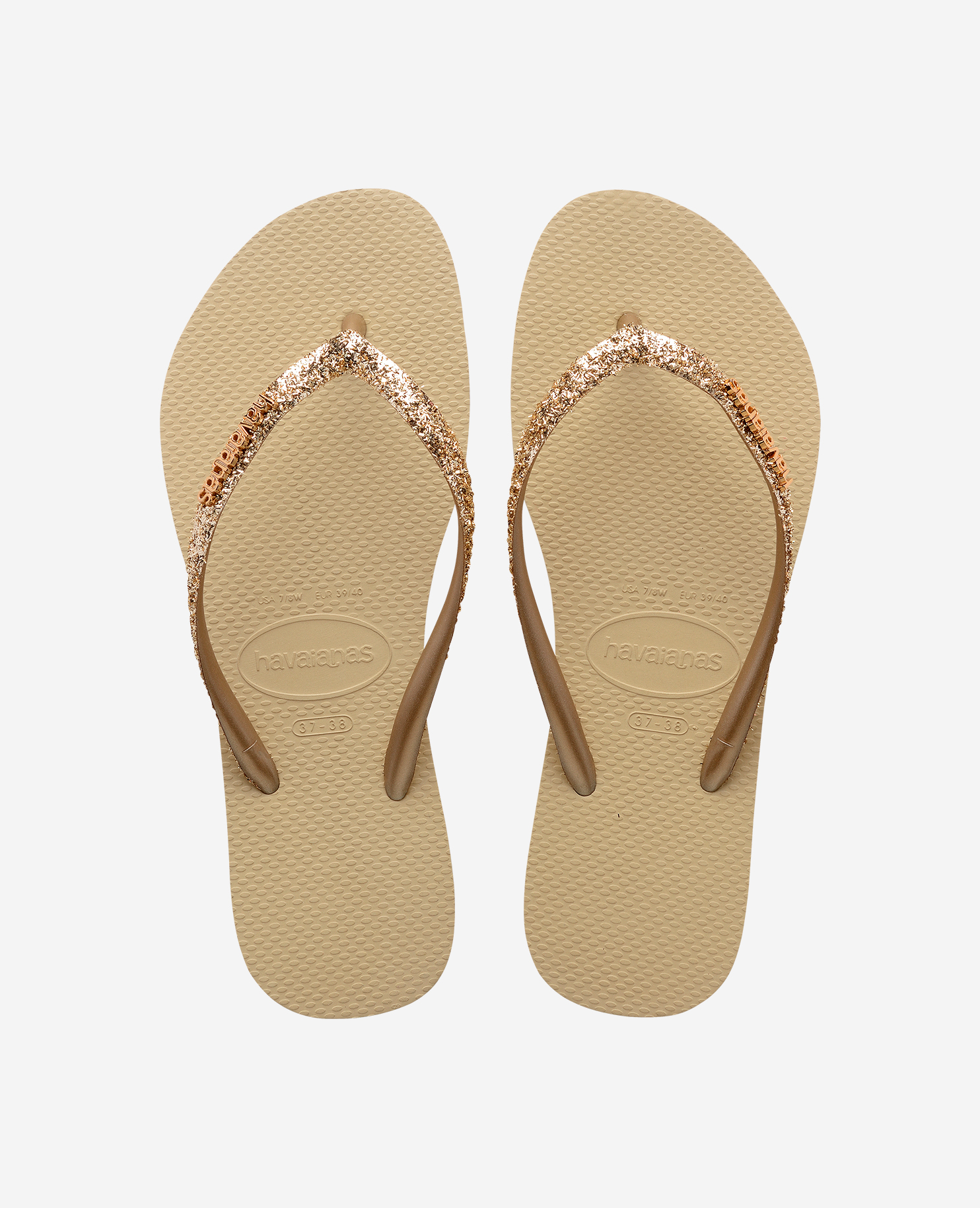 Havaianas Women's Light Flip Flops Slim Glitter Ii