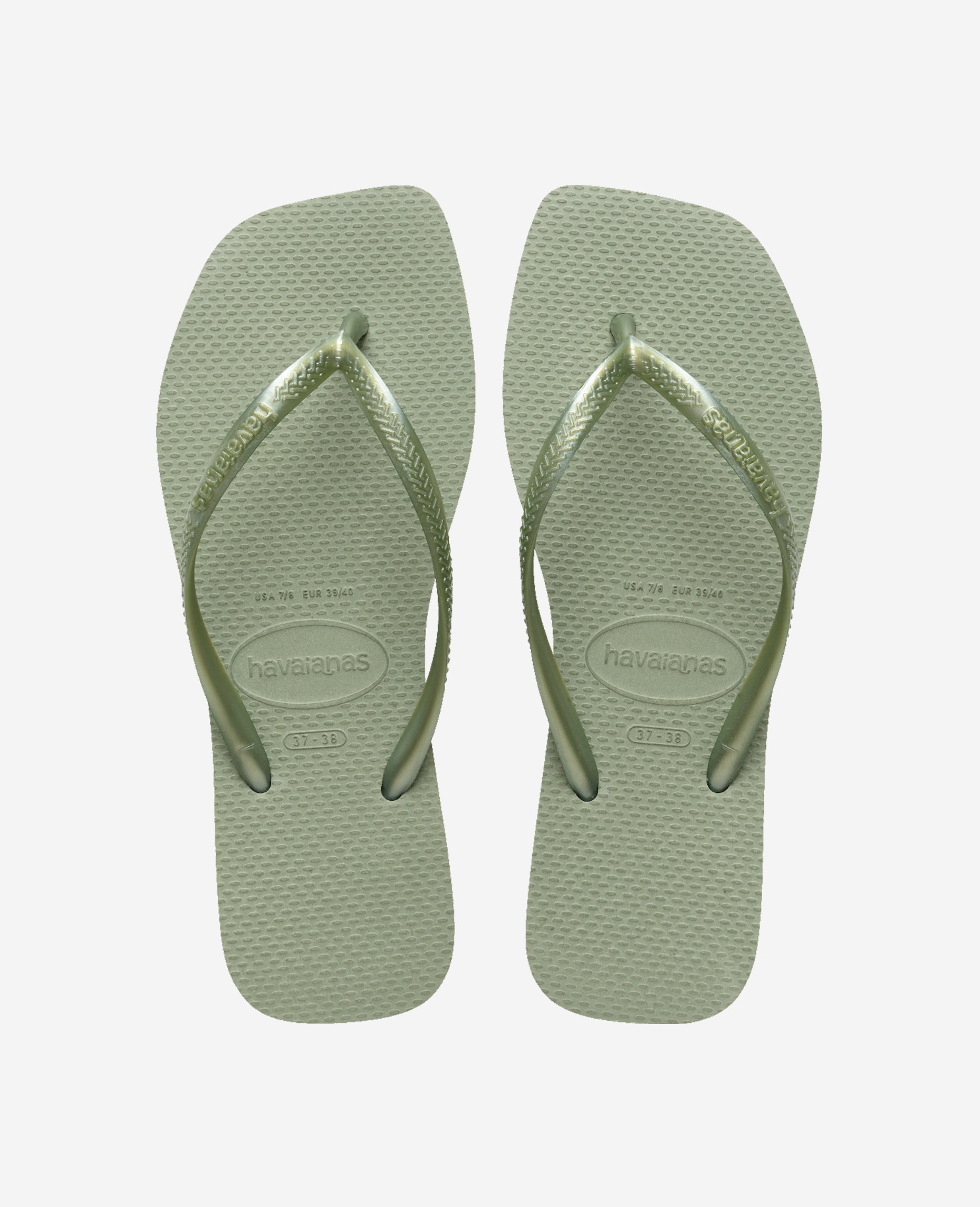 Havaianas Women's Light/Black/White Flip Flops Square