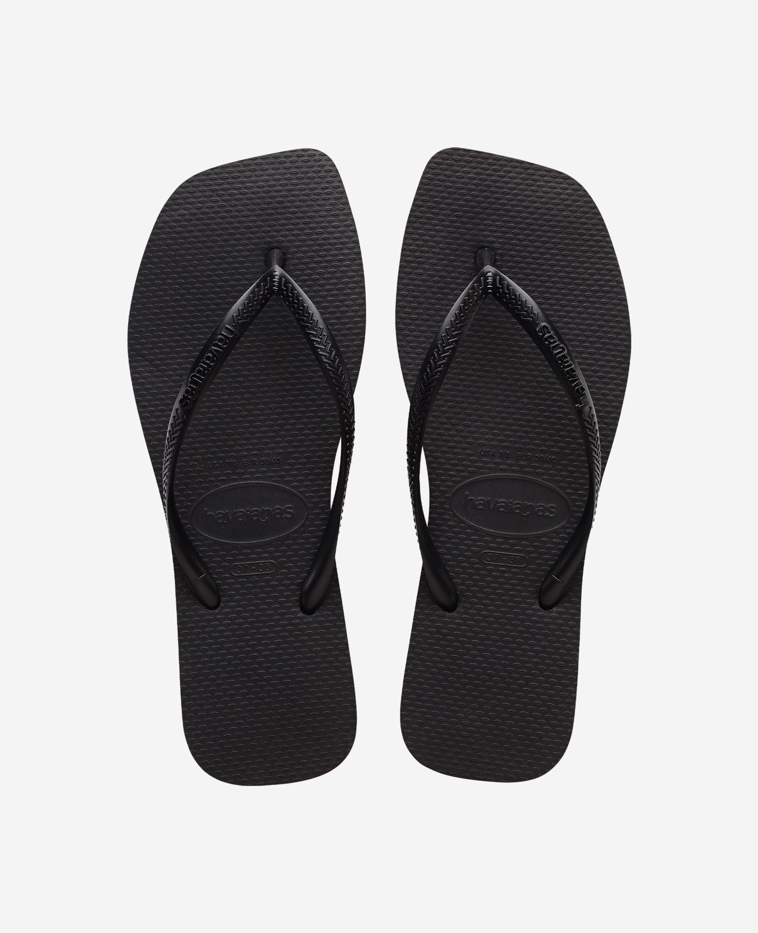 Havaianas Women's Light/Black/White Flip Flops Square