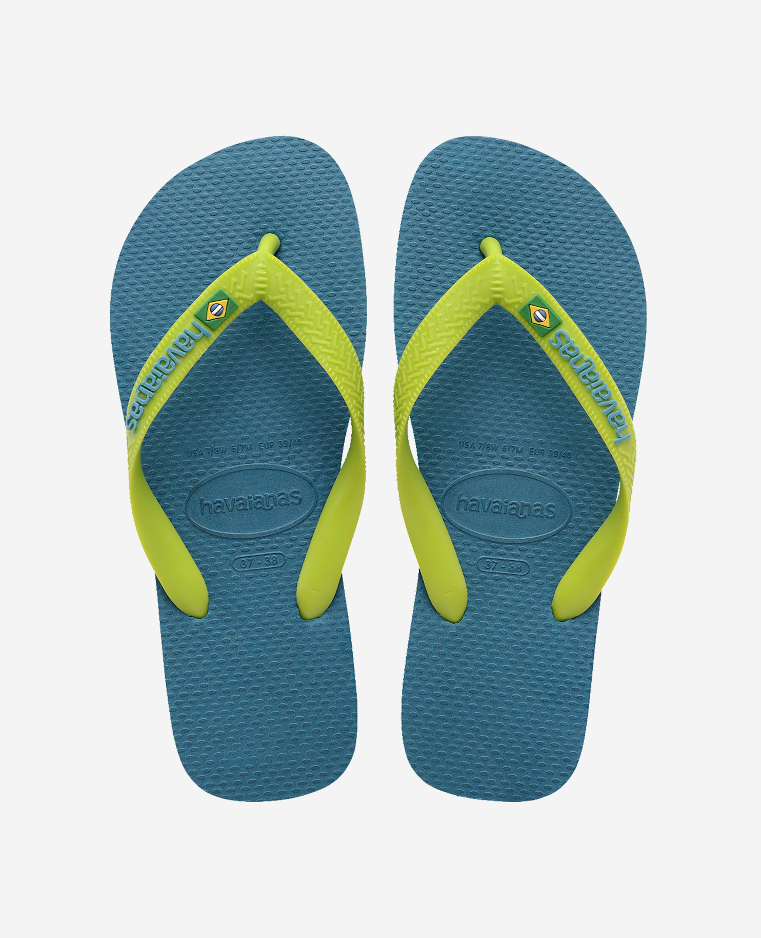 Havaianas Unisex Flip Flops Brasil Logo 29/30