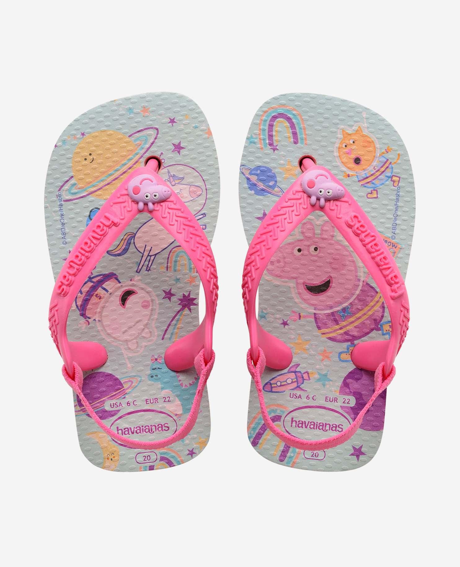 Havaianas Unisex Infant Flip Flops Baby Peppa Pig 19/20