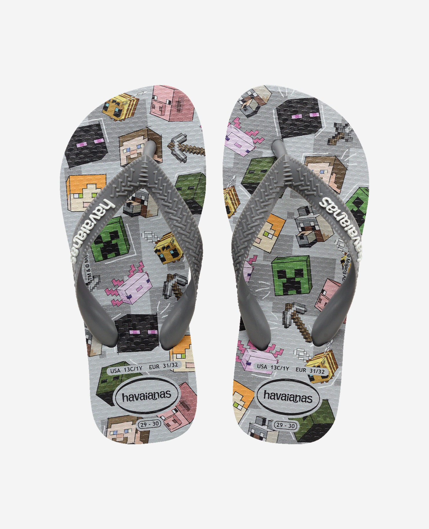 Havaianas Unisex Kids Light Flip Flops Kids Minecraft