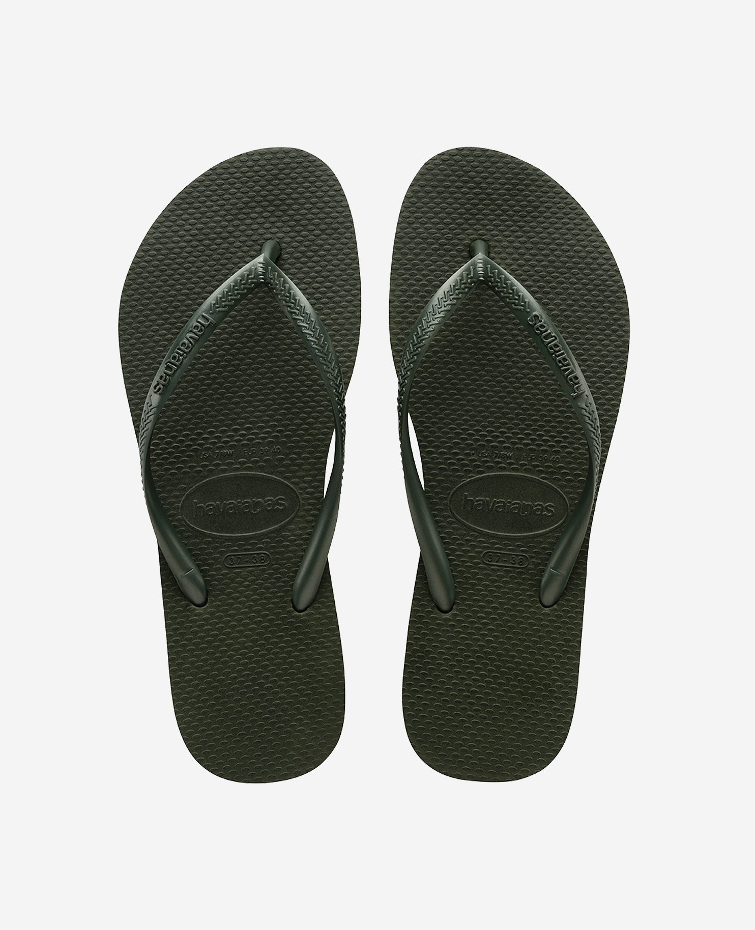 Havaianas Women's Light/Pink/Blue Flip Flops Slim