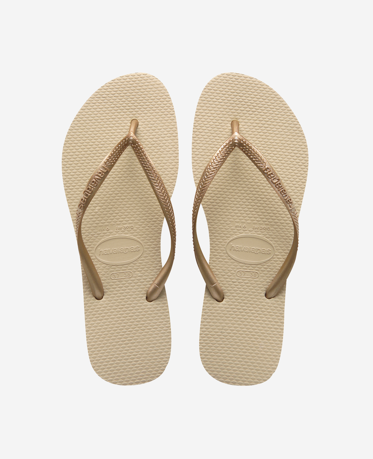 Havaianas Women's Light/Pink/Blue Flip Flops Slim