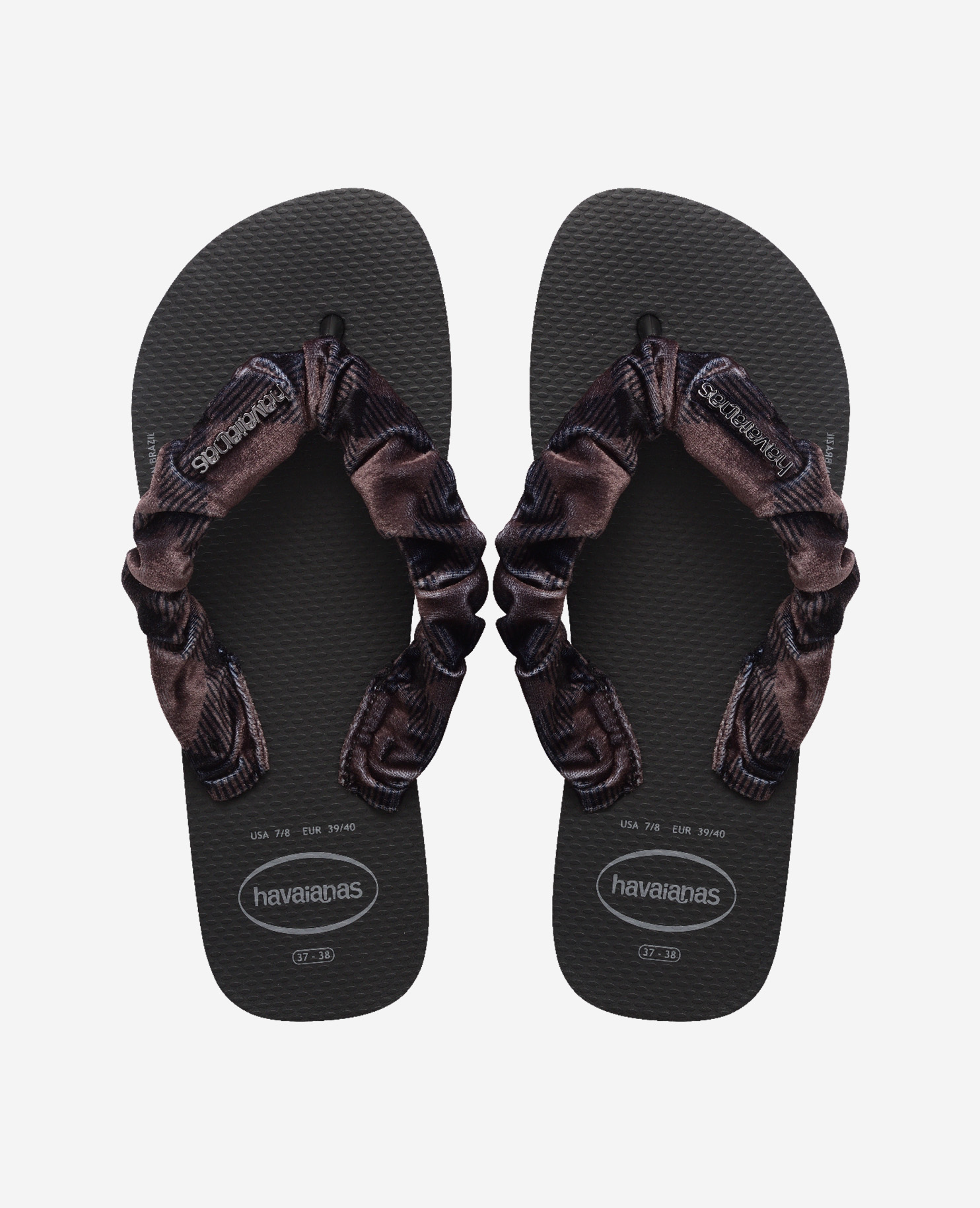 Havaianas Flip Flops Top Scrunchie Metallic, Women's Size 35/36