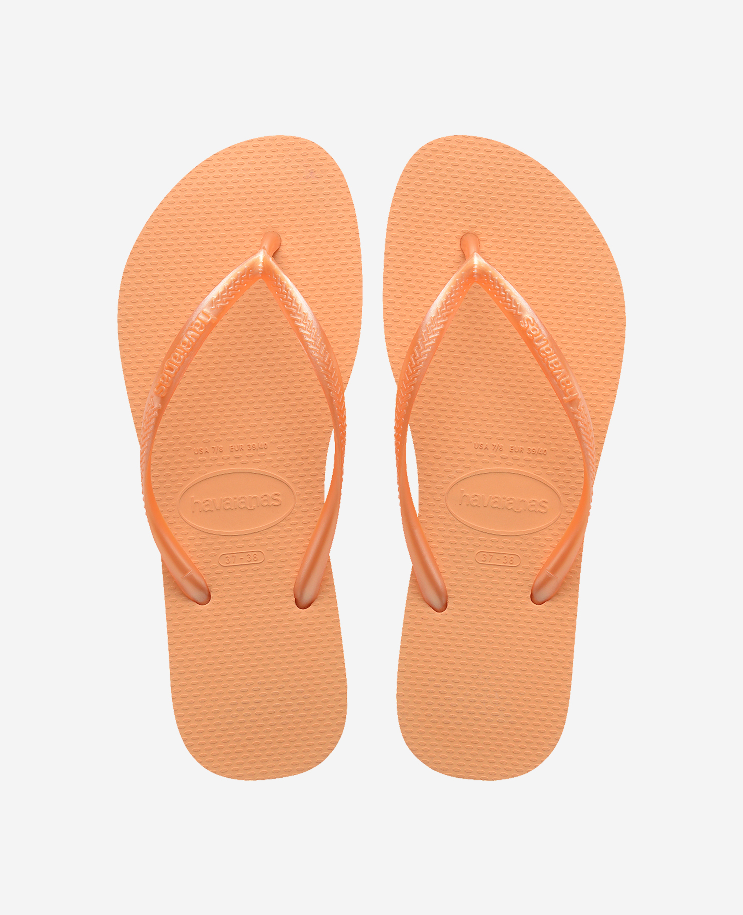Havaianas Women's Light/Pink/Blue Flip Flops Slim