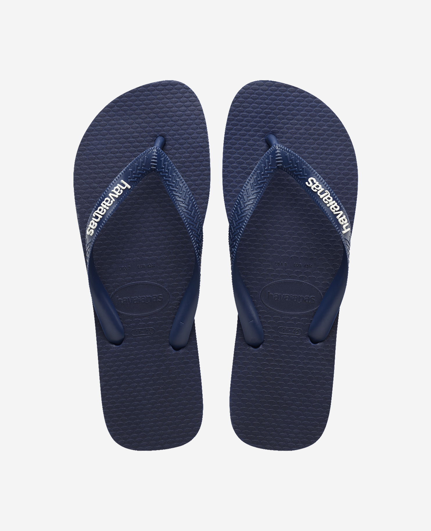 Havaianas Uomo Marrone/Bianco Infradito Top Rubber Logo Filete