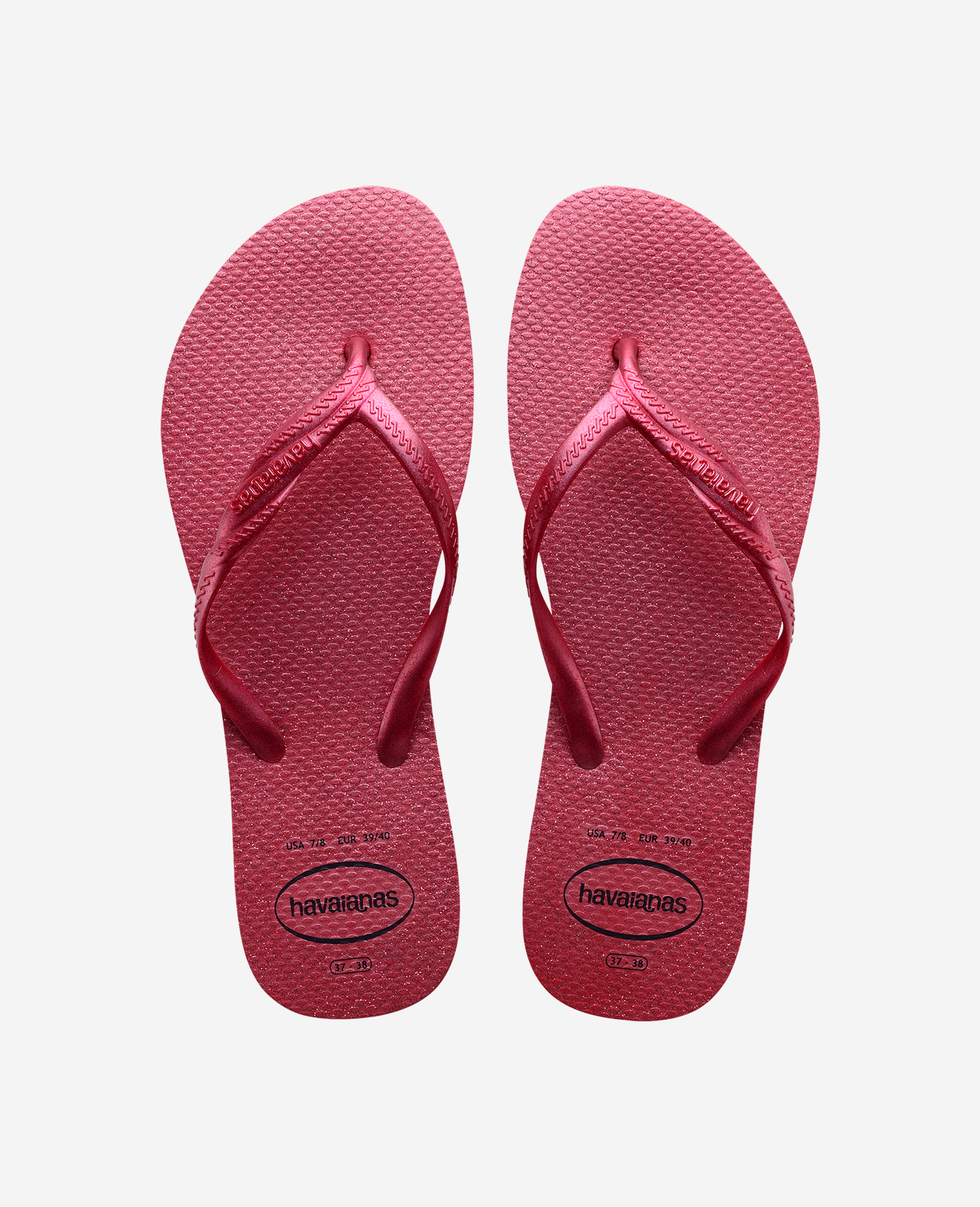 Havaianas Flip Flops Fantasia Gloss Pink, Women's Size 41/42 - Image 1