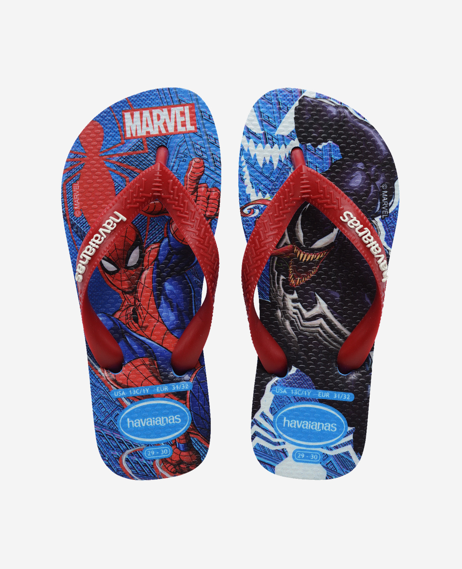Havaianas Flip Flops>Kids Top Marvel Ii   Top Marvel Ii  Rubber, Kids Size 35/36