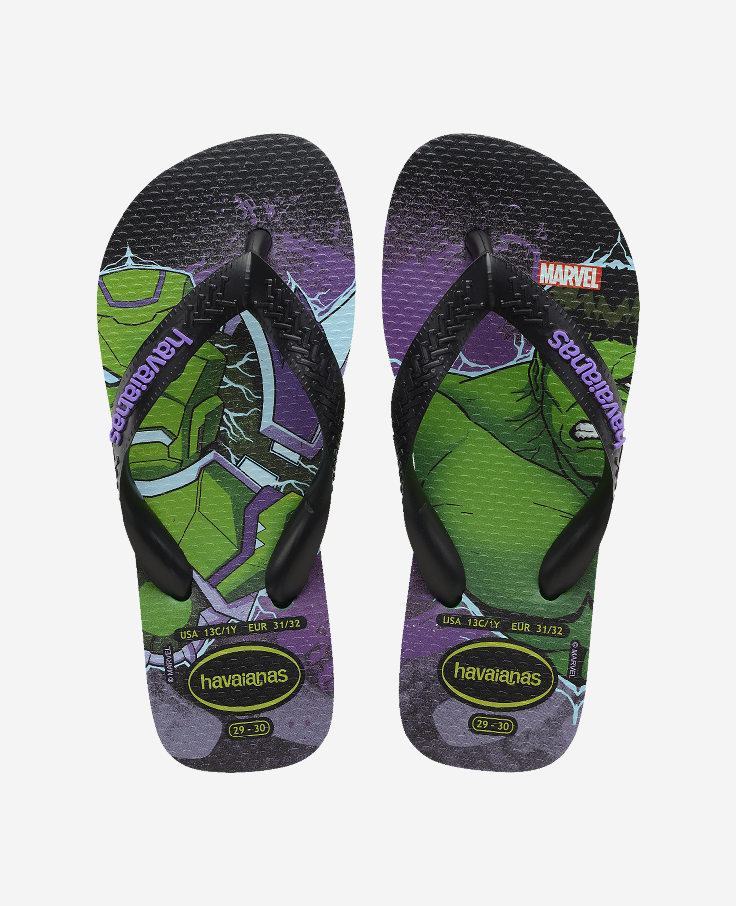 Havaianas Unisex Kids Light Flip Flops Kids Top Marvel Ii