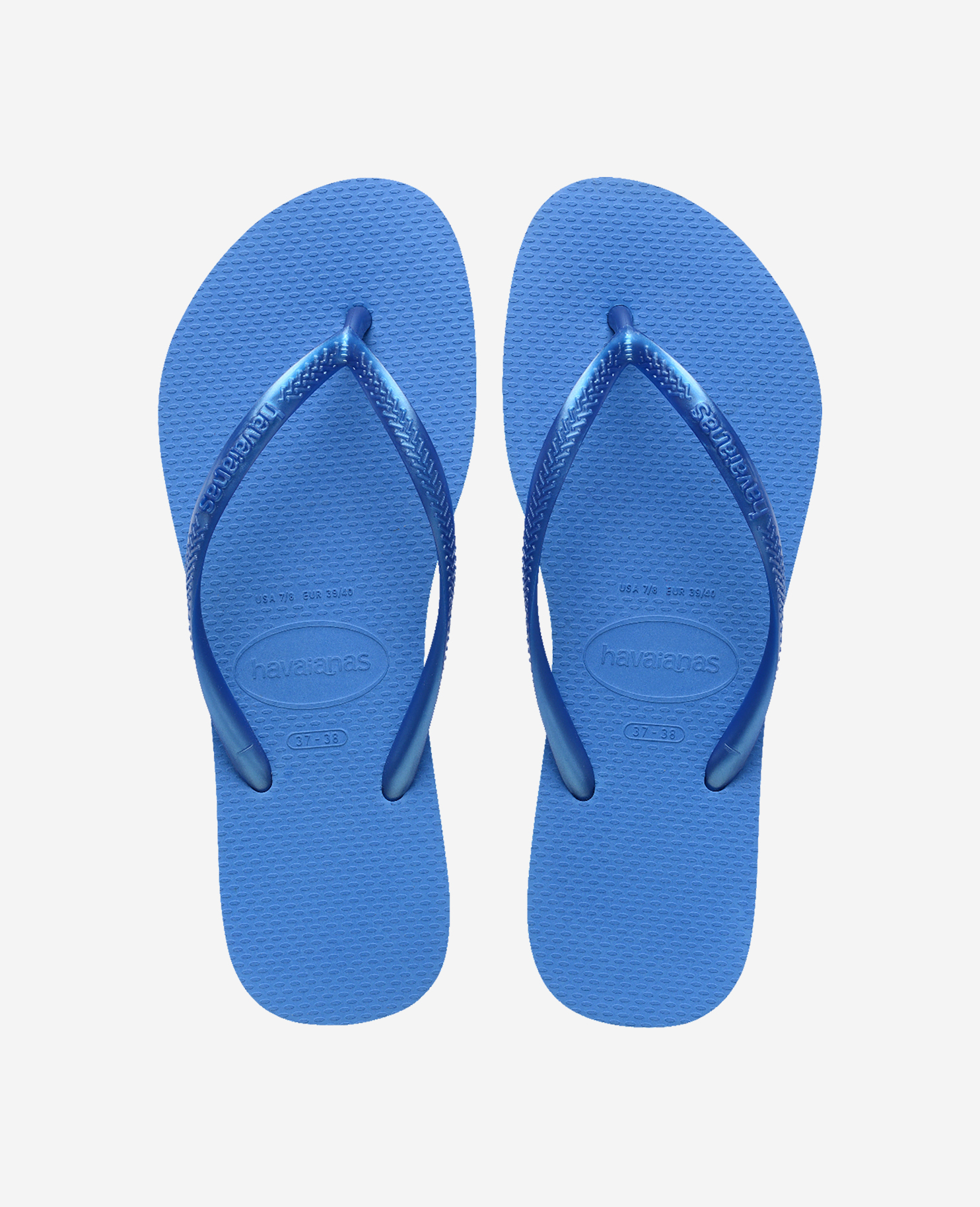 Havaianas Women's Light/Pink/Blue Flip Flops Slim
