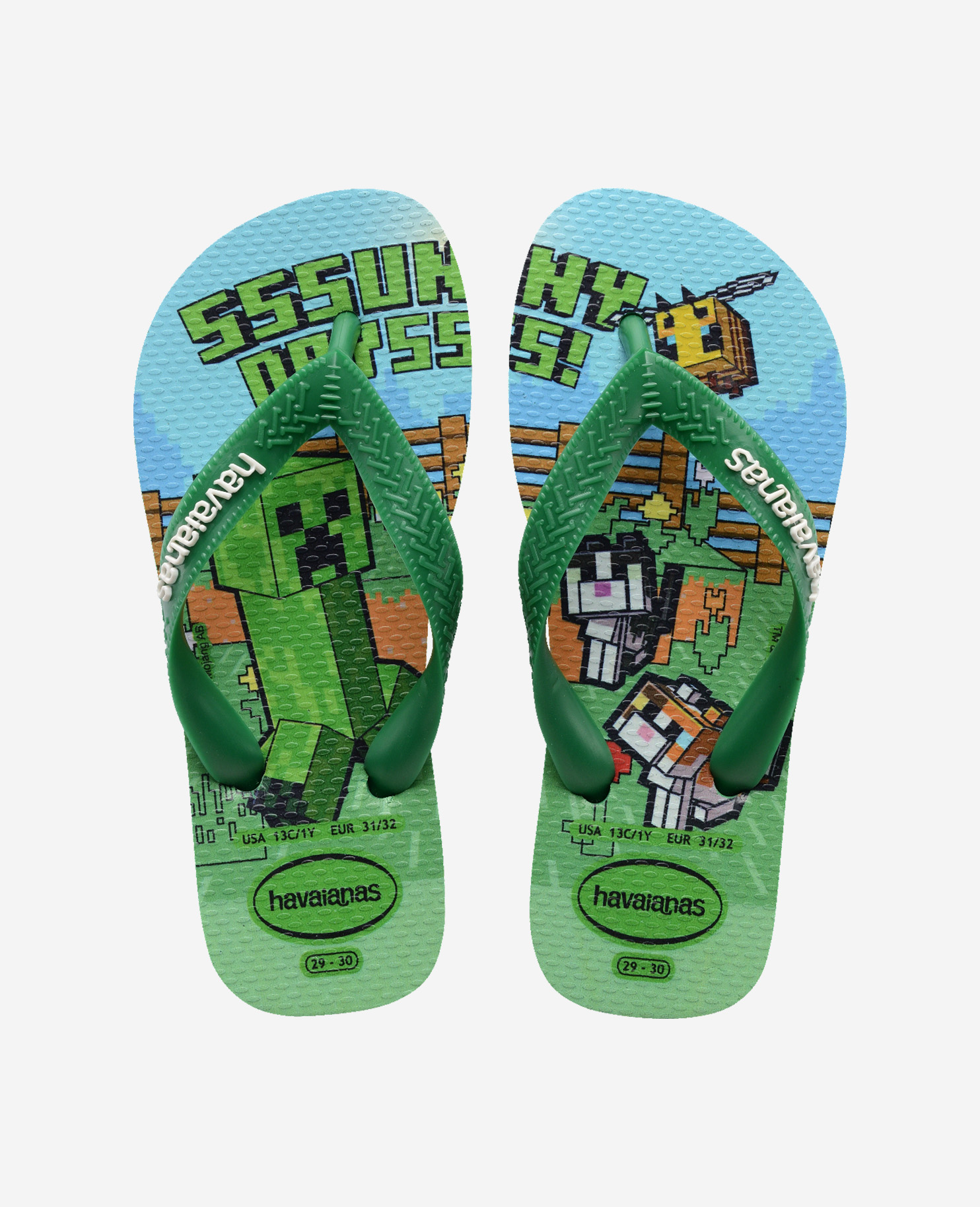 flip flops Havaianas Kids Minecraft
