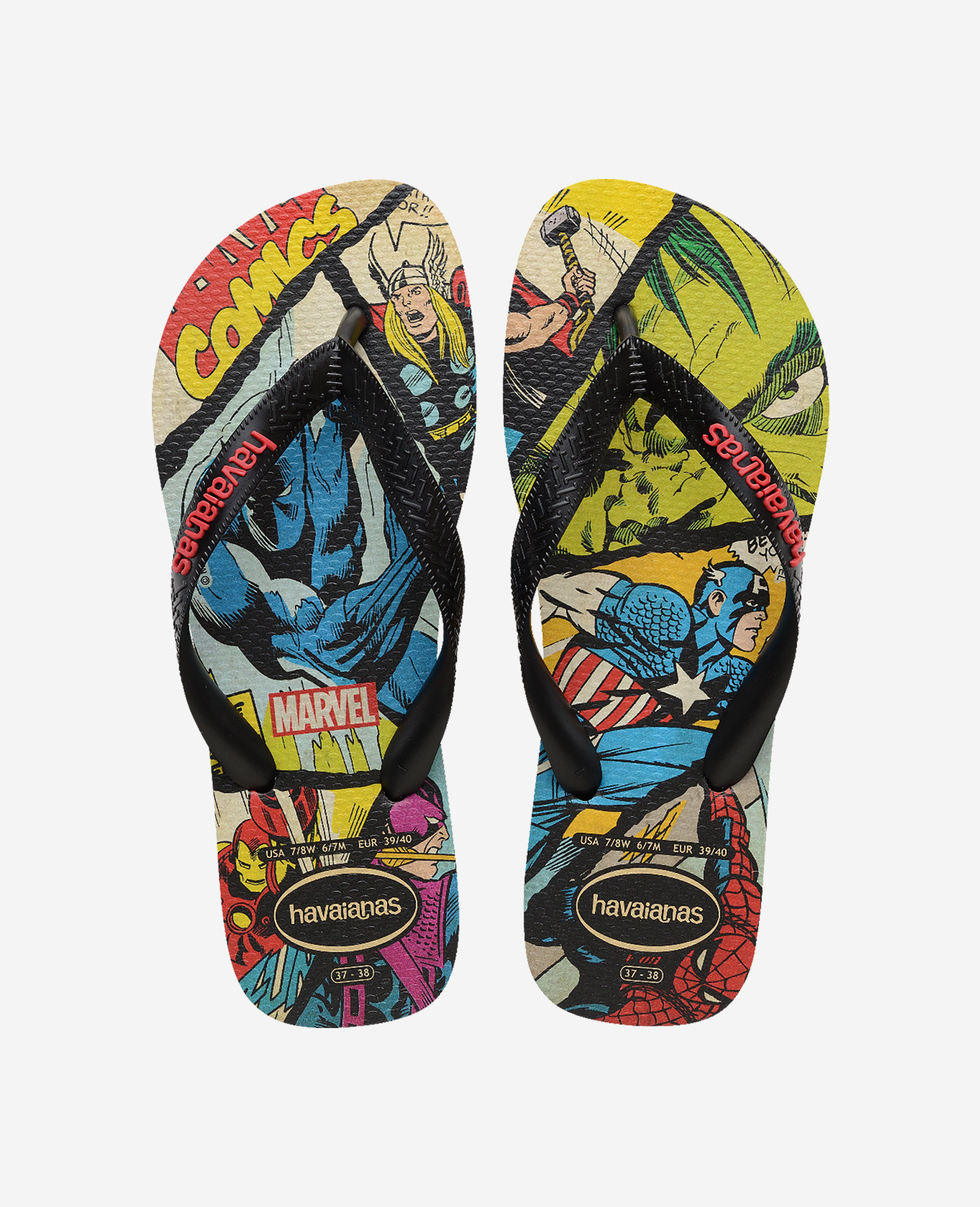 Havaianas Unisex Flip Flops Top Marvel Classics