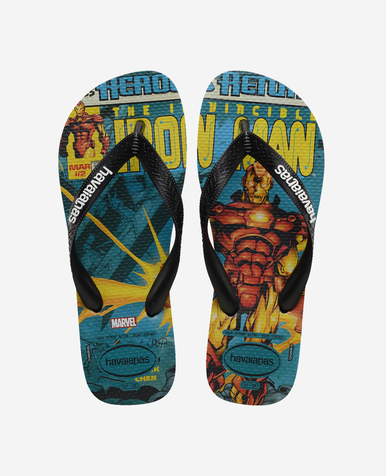 Havaianas Unisex Flip Flops Top Marvel Classics