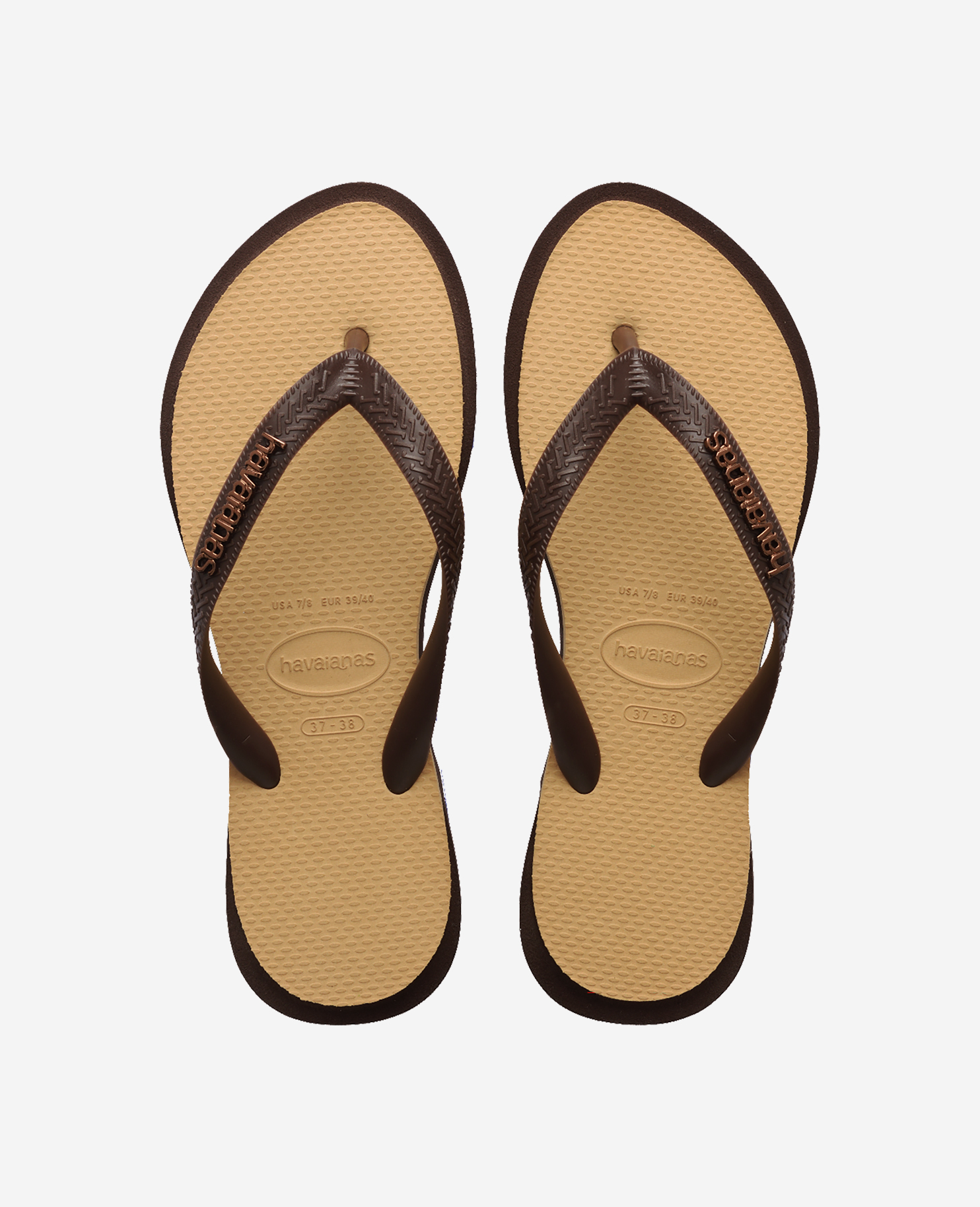 Havaianas Flip Flops>Top Point Fusion  Top Point Fusion Metallic, Women's Size 39/40