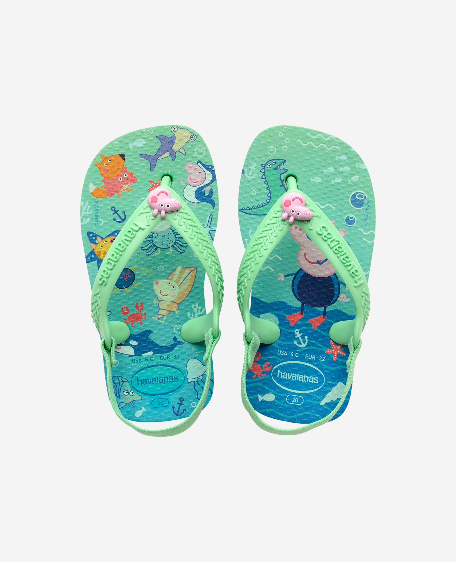 Havaianas Unisex Infant Flip Flops Baby Peppa Pig 19/20