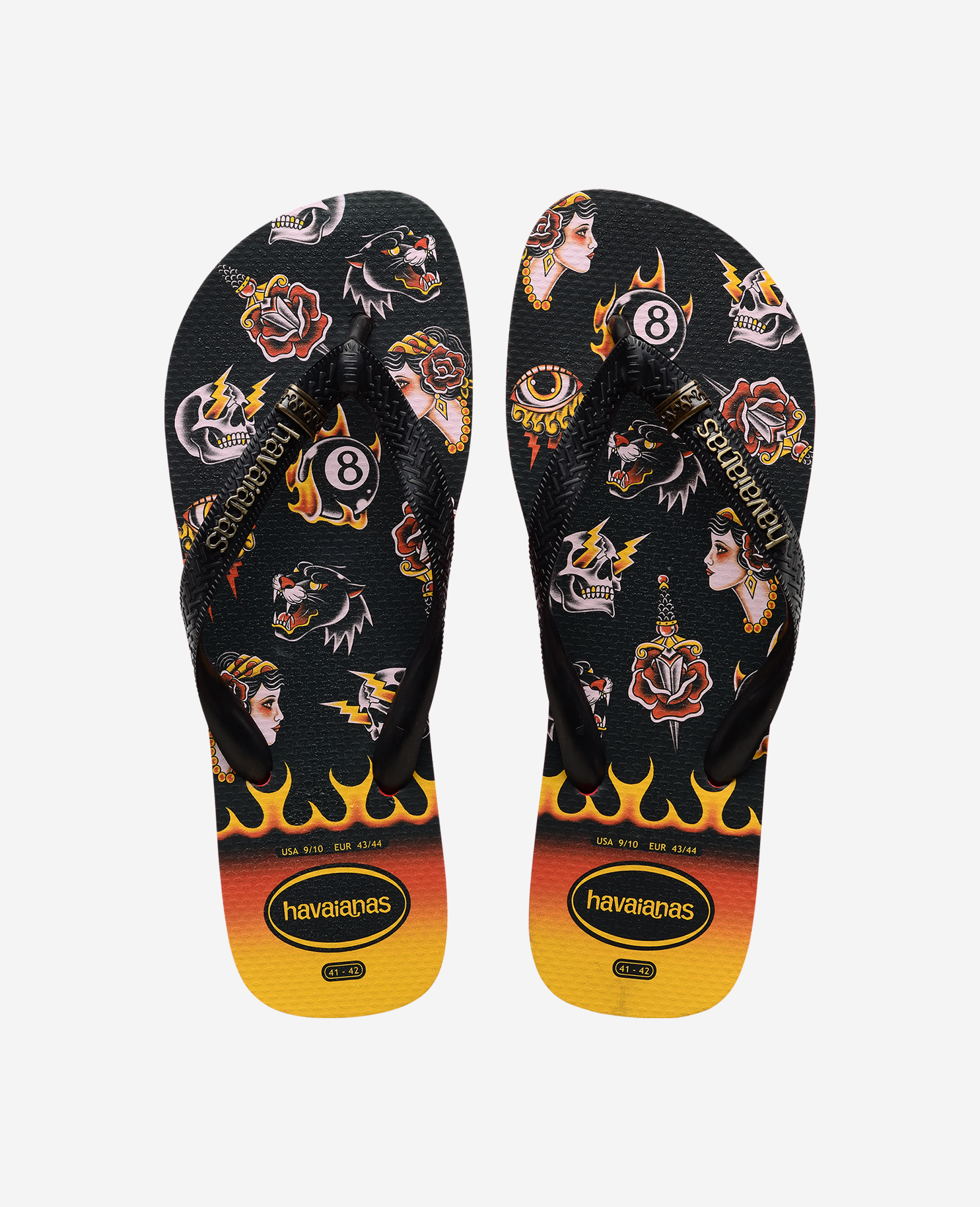 Havaianas Men's Red Flip Flops Top Tribo