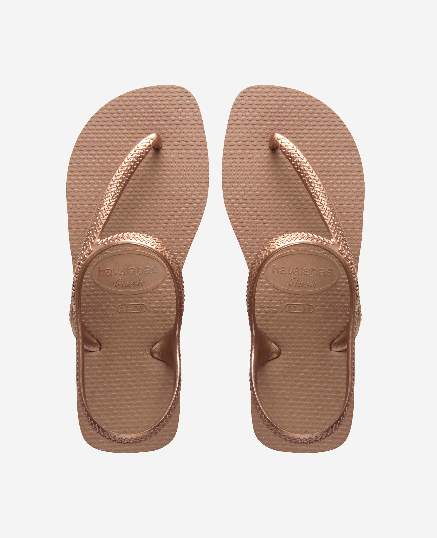 Havaianas Sandals Flash Urban Metallic Rubber, Women's Size 35/36