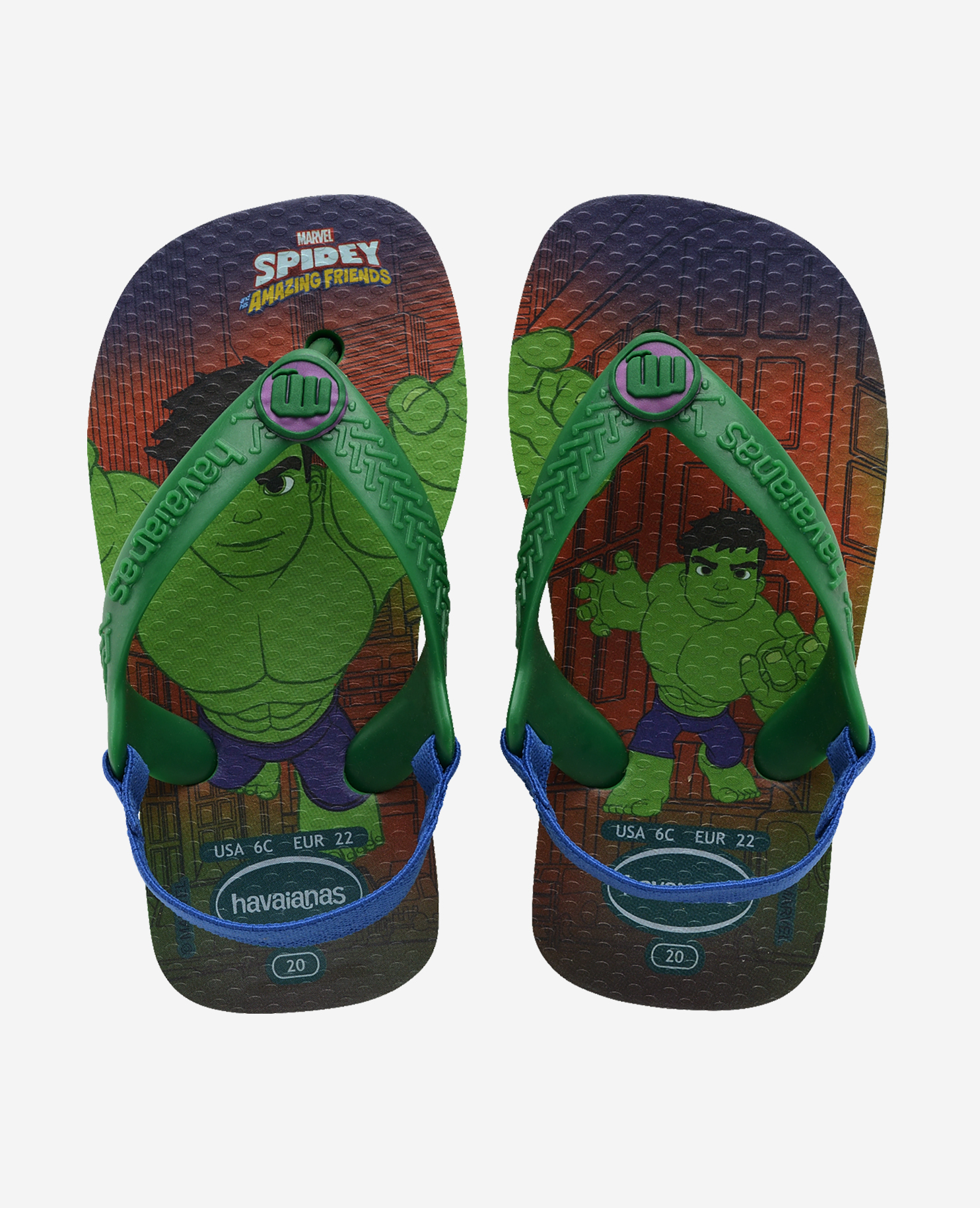 Havaianas Unisex Infant Black Flip Flops Baby Marvel