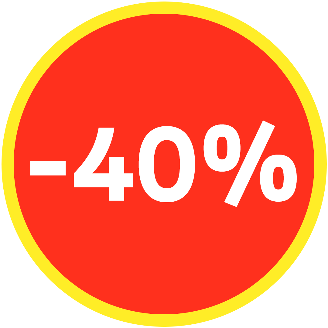 Flash sales 40%